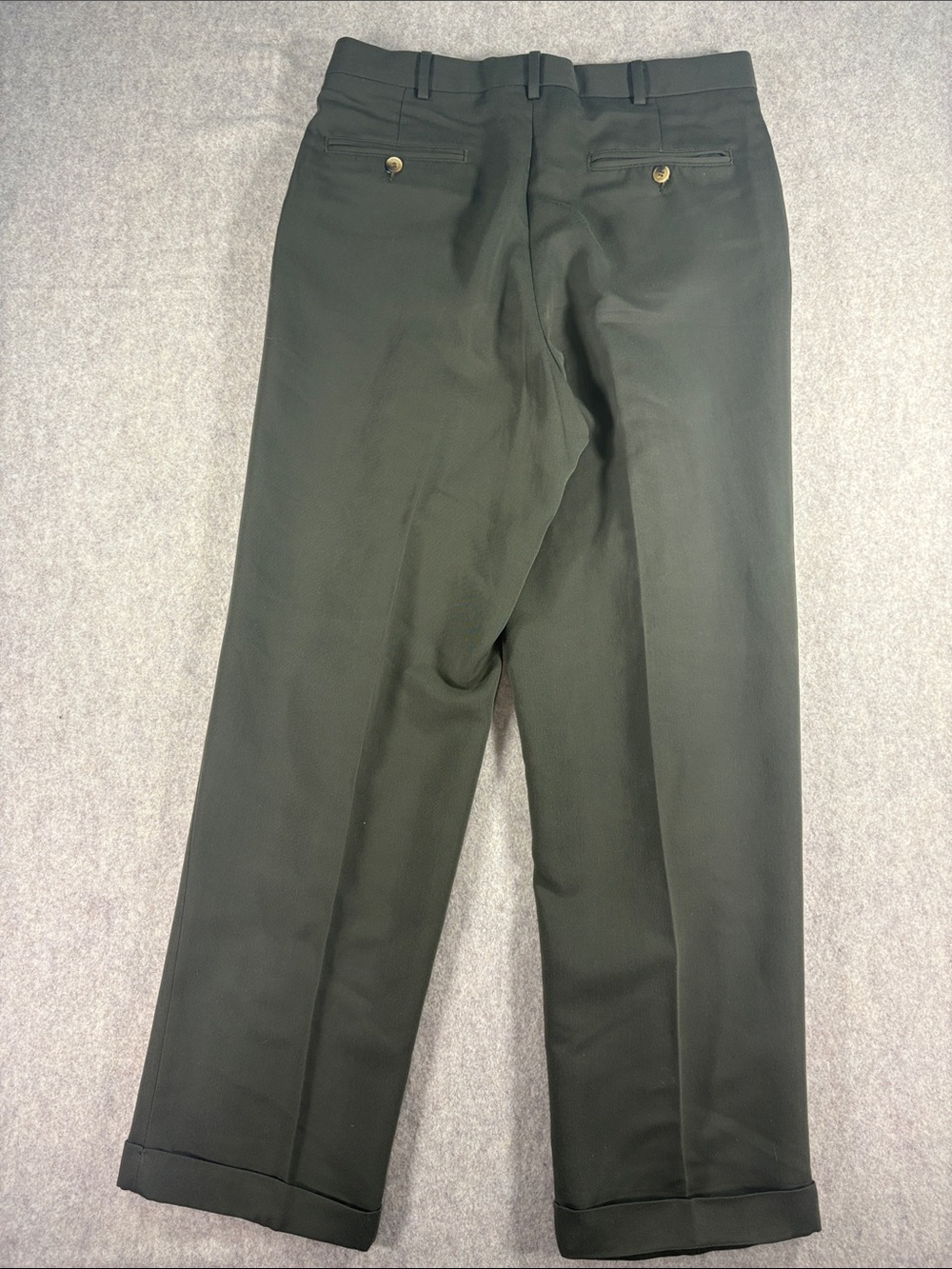 VTG Yves Saint Laurent Pour Homme Pleated Cuffed Trousers 32x30 EUC - Picture 4 of 4